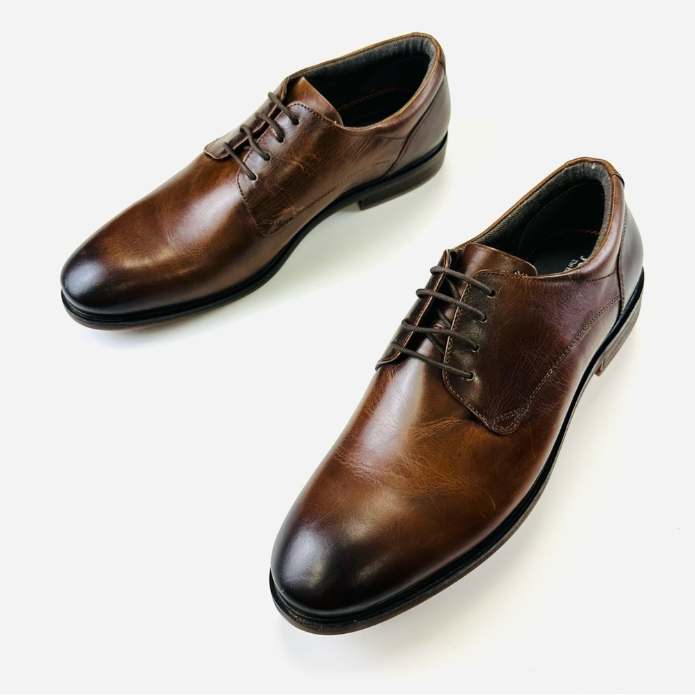 Josef Seibel mens dress shoes Size 47 brown laceup NEW without box Myles